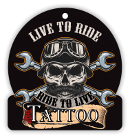 ART TATTOO Live to ride