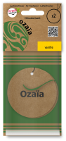 OZAÏA - 2-pack paper air fresheners Vanilla scent